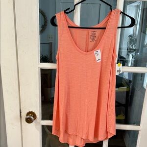 136.  NWT George Peach Tank Top